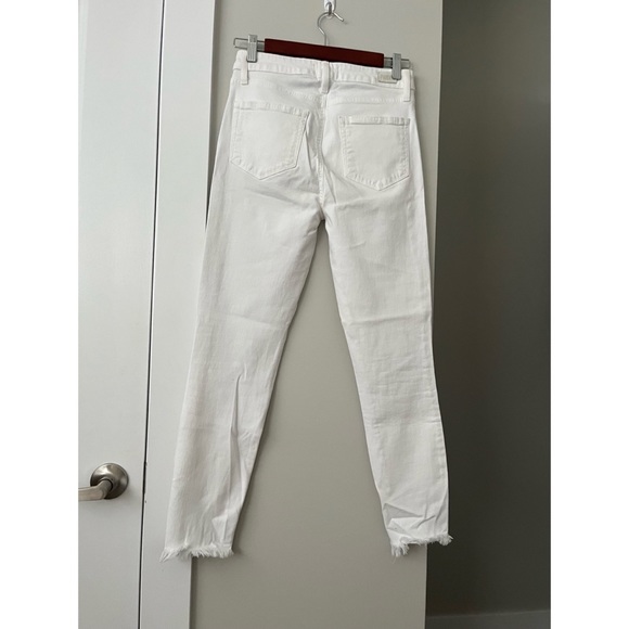 Paige skinny white denim in ankle cut - Picture 2 of 2
